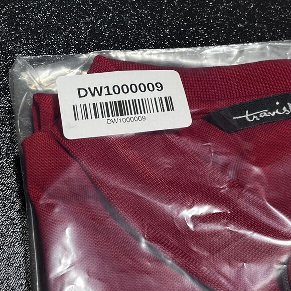 Travis‎ Mathew Polo Shirt Mens Small Red White Stripe Golf Performance Stretch - Picture 13 of 13